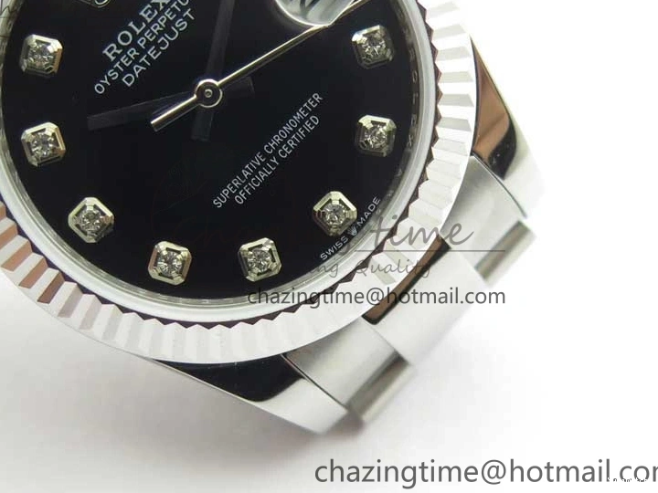 Bracelet Edition SS Crystal BP Oyster 31mm Black Dial on 278271 Maker Datejust Best 0309